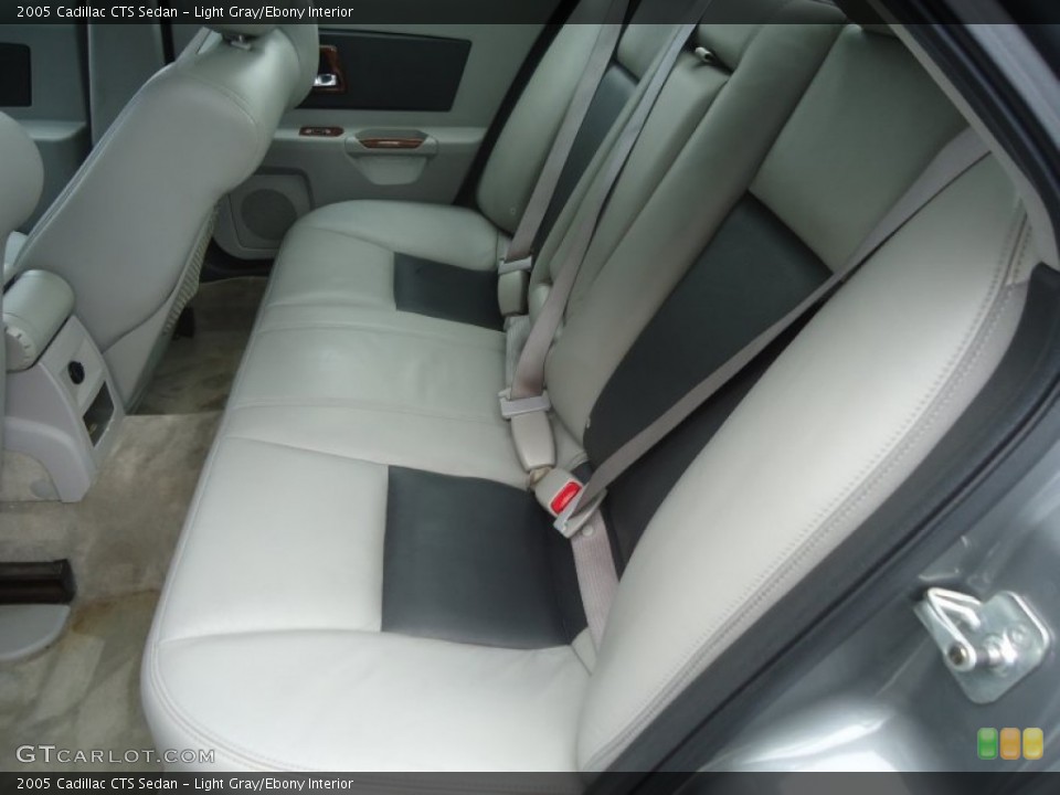 Light Gray/Ebony Interior Rear Seat for the 2005 Cadillac CTS Sedan #72908962