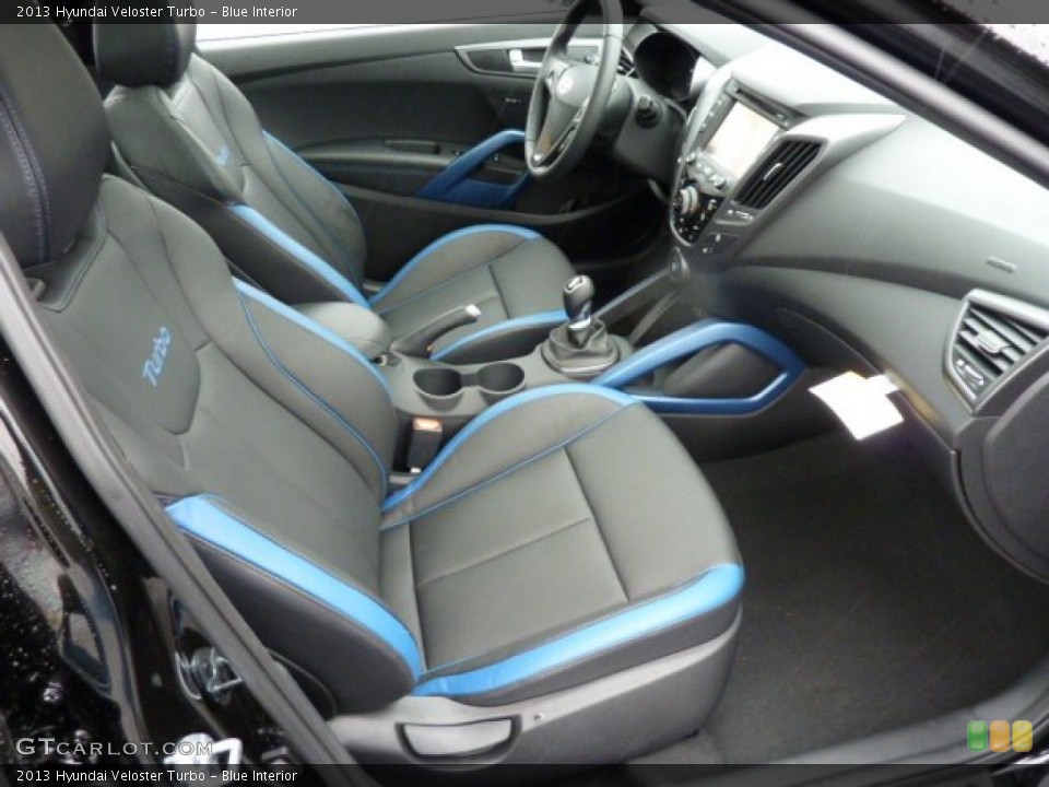 Blue Interior Photo for the 2013 Hyundai Veloster Turbo #72909808