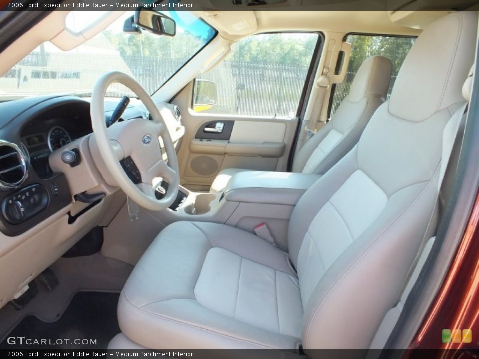Medium Parchment Interior Front Seat for the 2006 Ford Expedition Eddie Bauer #72909883