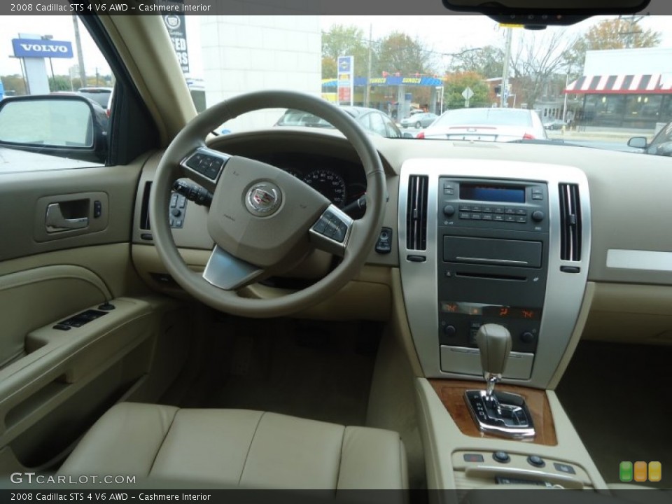 Cashmere Interior Dashboard for the 2008 Cadillac STS 4 V6 AWD #72909937