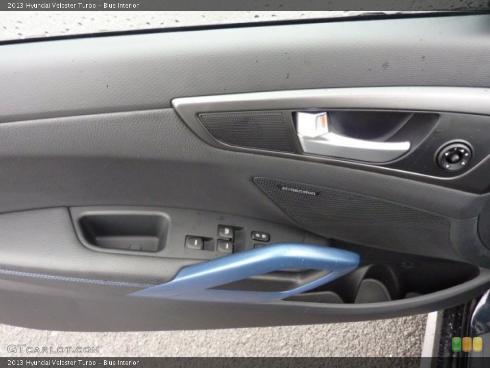 Blue Interior Door Panel for the 2013 Hyundai Veloster Turbo #72909943