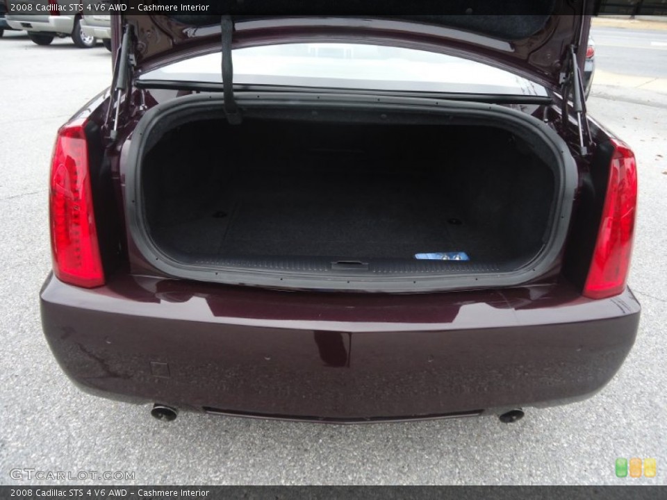 Cashmere Interior Trunk for the 2008 Cadillac STS 4 V6 AWD #72910219