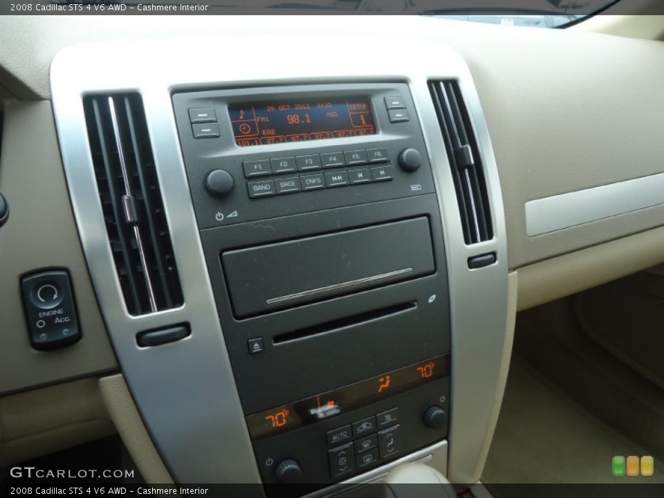 Cashmere Interior Controls for the 2008 Cadillac STS 4 V6 AWD #72910345