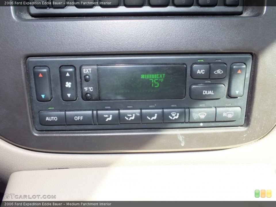 Medium Parchment Interior Controls for the 2006 Ford Expedition Eddie Bauer #72911164
