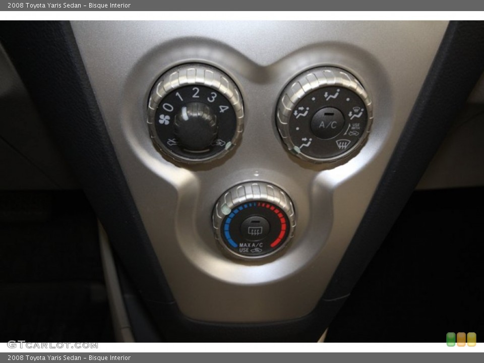 Bisque Interior Controls for the 2008 Toyota Yaris Sedan #72911470
