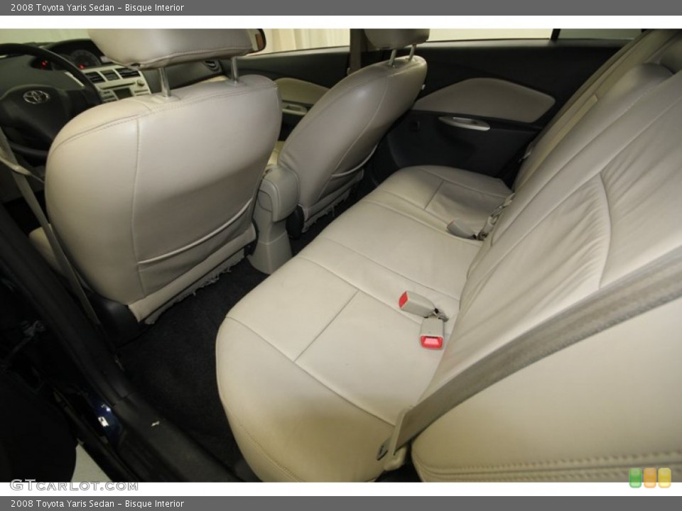 Bisque Interior Rear Seat for the 2008 Toyota Yaris Sedan #72911527