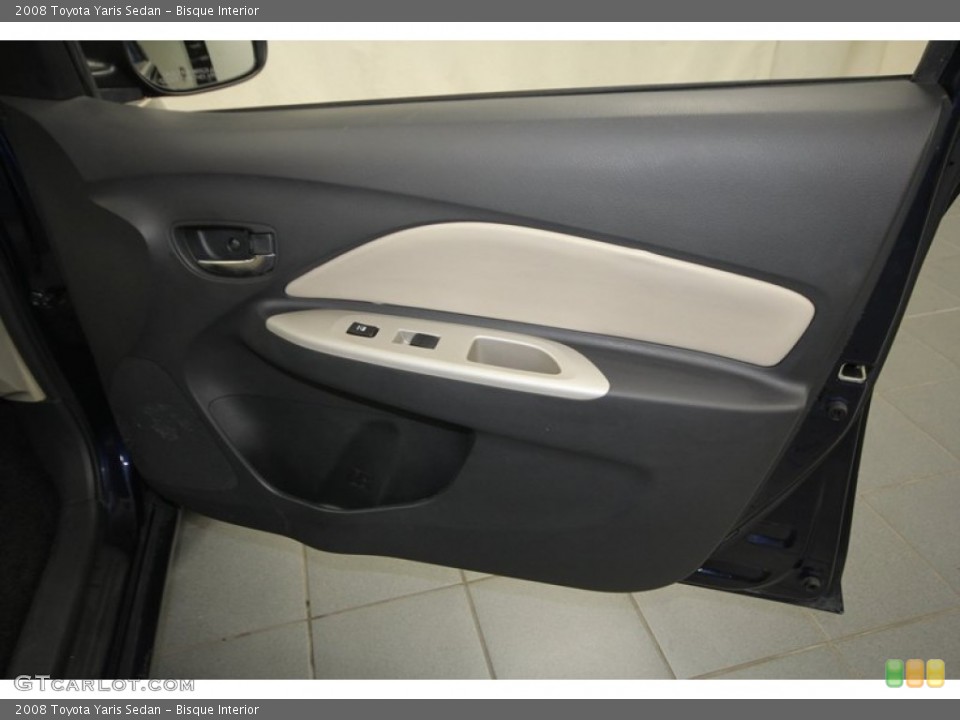 Bisque Interior Door Panel for the 2008 Toyota Yaris Sedan #72911752