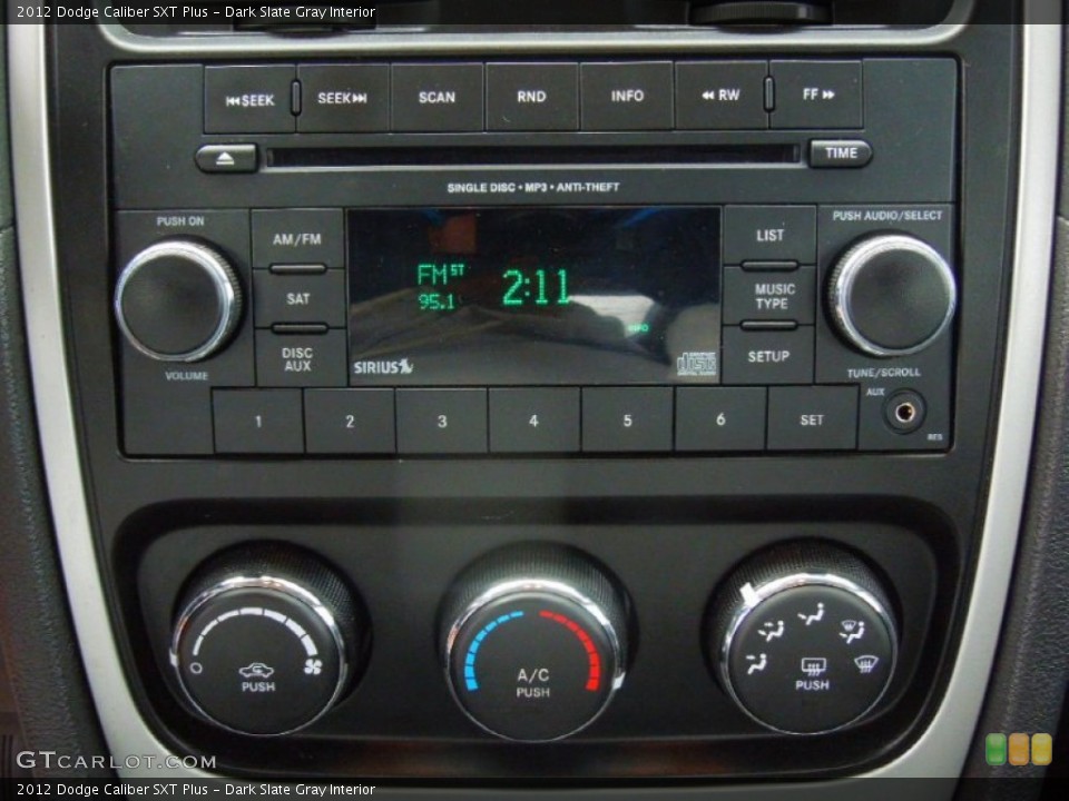 Dark Slate Gray Interior Audio System for the 2012 Dodge Caliber SXT Plus #72912476