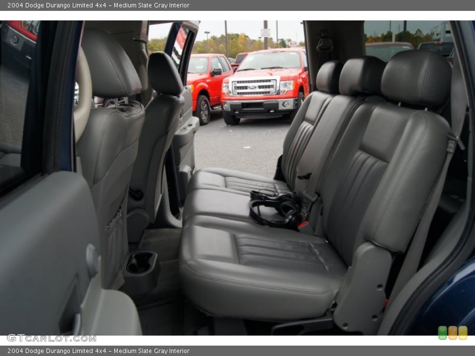 Medium Slate Gray Interior Rear Seat for the 2004 Dodge Durango Limited 4x4 #72912802