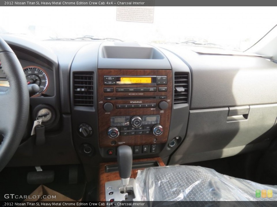 Charcoal Interior Dashboard for the 2012 Nissan Titan SL Heavy Metal Chrome Edition Crew Cab 4x4 #72912817