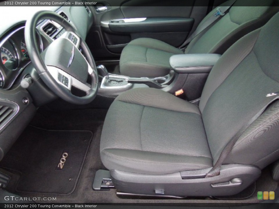 Black Interior Photo for the 2012 Chrysler 200 Touring Convertible #72913633