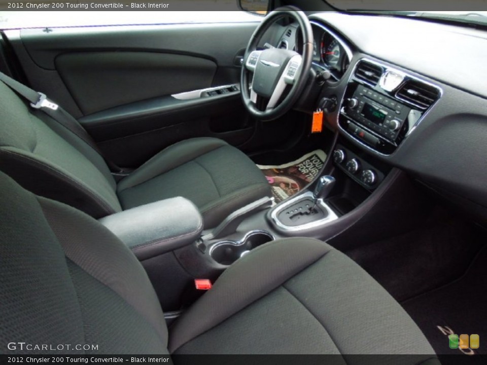 Black Interior Photo for the 2012 Chrysler 200 Touring Convertible #72913882