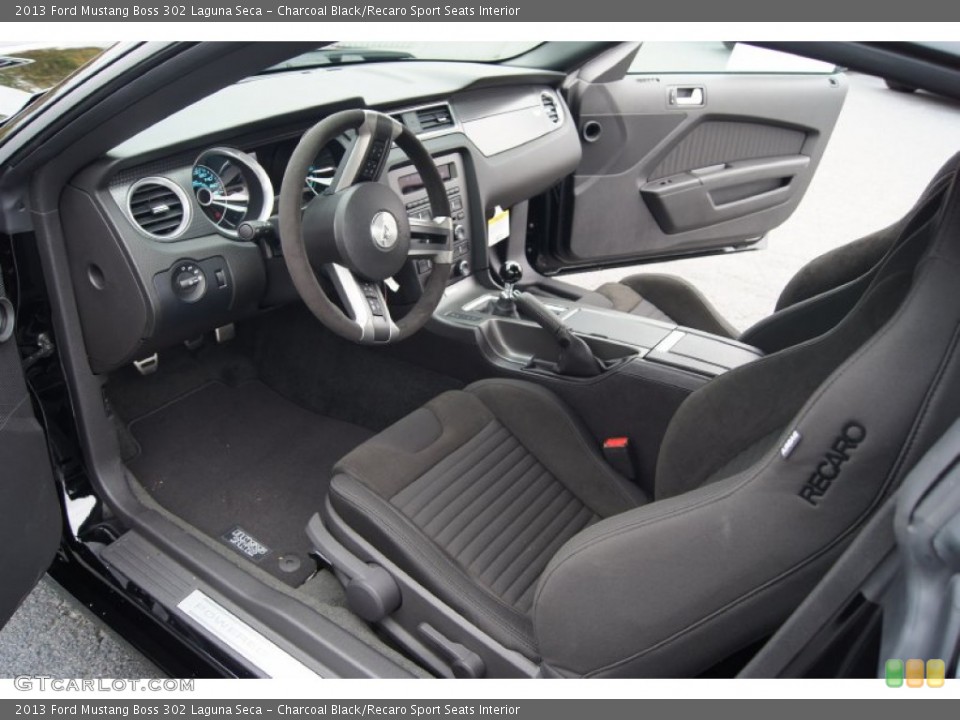 Charcoal Black/Recaro Sport Seats Interior Prime Interior for the 2013 Ford Mustang Boss 302 Laguna Seca #72914000