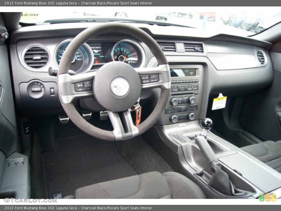 Charcoal Black/Recaro Sport Seats Interior Dashboard for the 2013 Ford Mustang Boss 302 Laguna Seca #72914136
