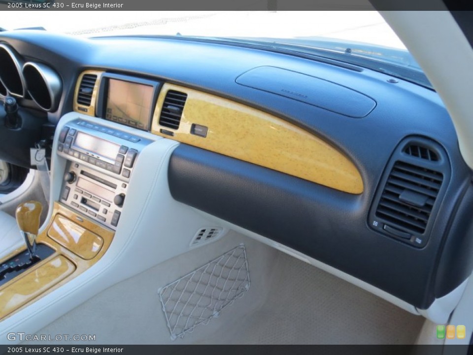Ecru Beige Interior Dashboard for the 2005 Lexus SC 430 #72915121