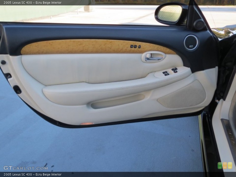 Ecru Beige Interior Door Panel for the 2005 Lexus SC 430 #72915213