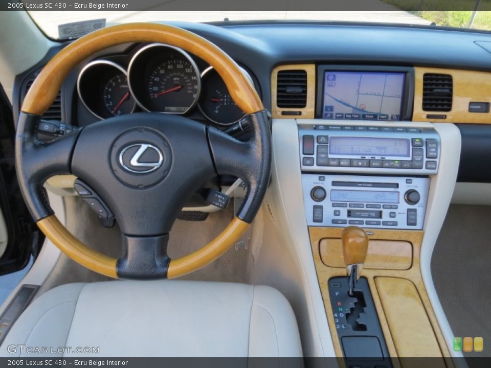 Ecru Beige Interior Dashboard for the 2005 Lexus SC 430 #72915280