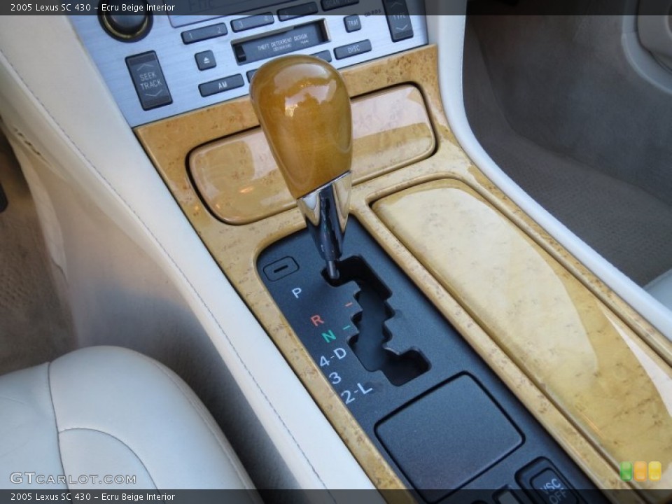 Ecru Beige Interior Transmission for the 2005 Lexus SC 430 #72915418
