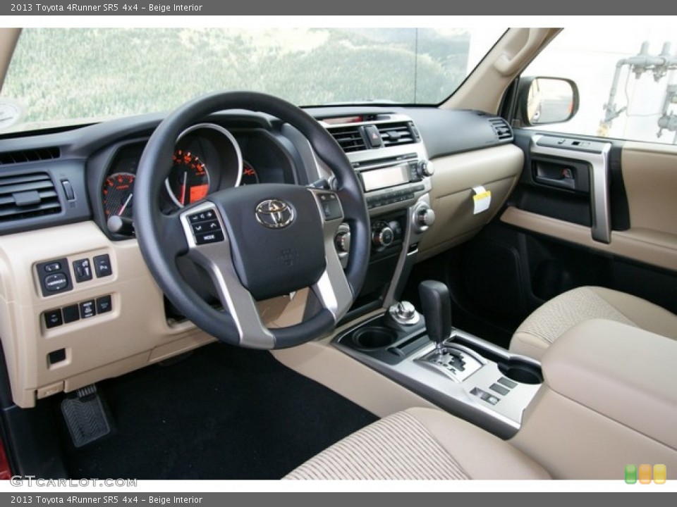 Beige Interior Prime Interior for the 2013 Toyota 4Runner SR5 4x4 #72917095