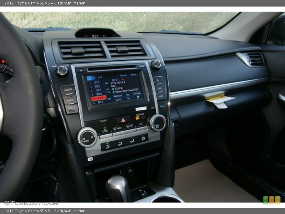 Black/Ash Interior Dashboard for the 2012 Toyota Camry SE V6 #72918157