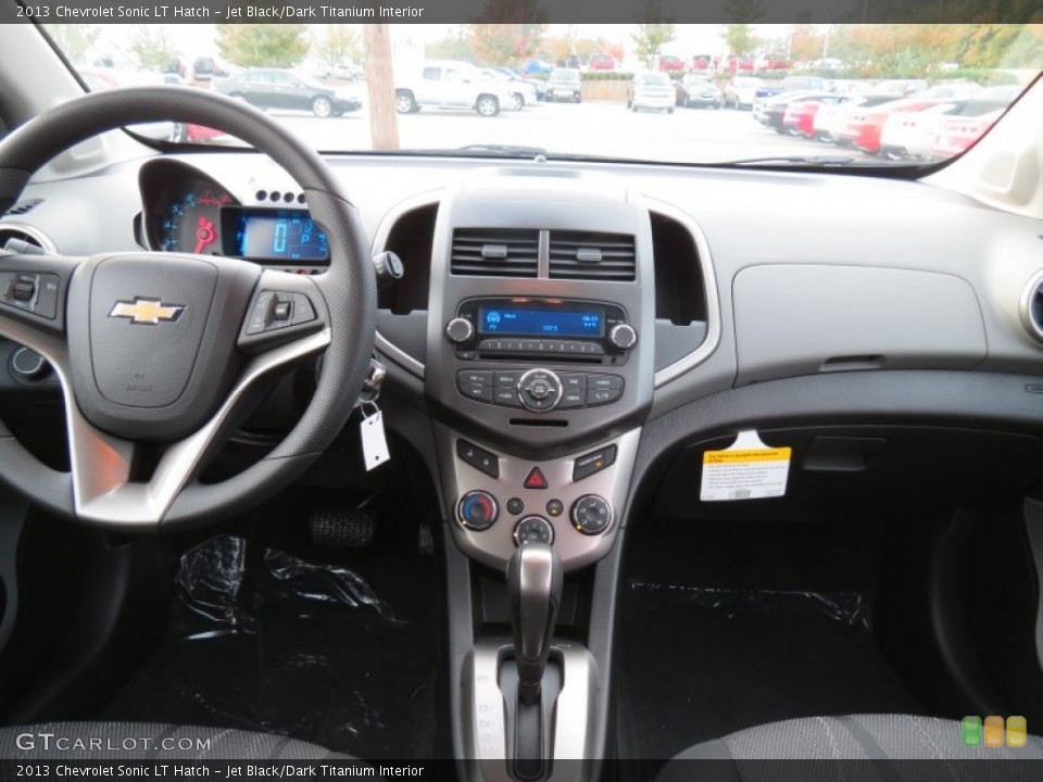 Jet Black/Dark Titanium Interior Dashboard for the 2013 Chevrolet Sonic LT Hatch #72918166