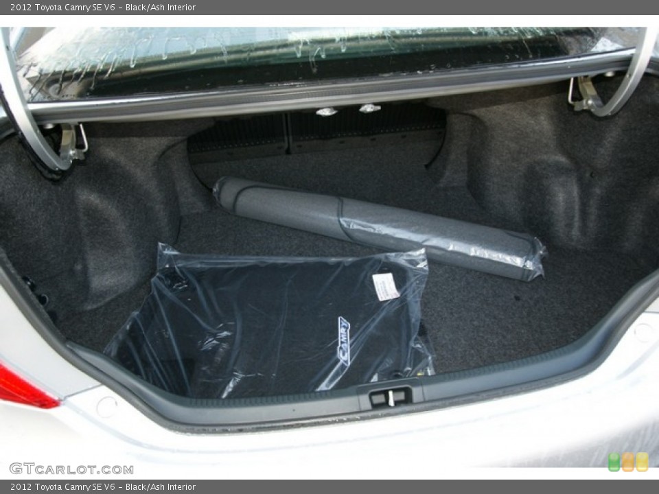 Black/Ash Interior Trunk for the 2012 Toyota Camry SE V6 #72918208