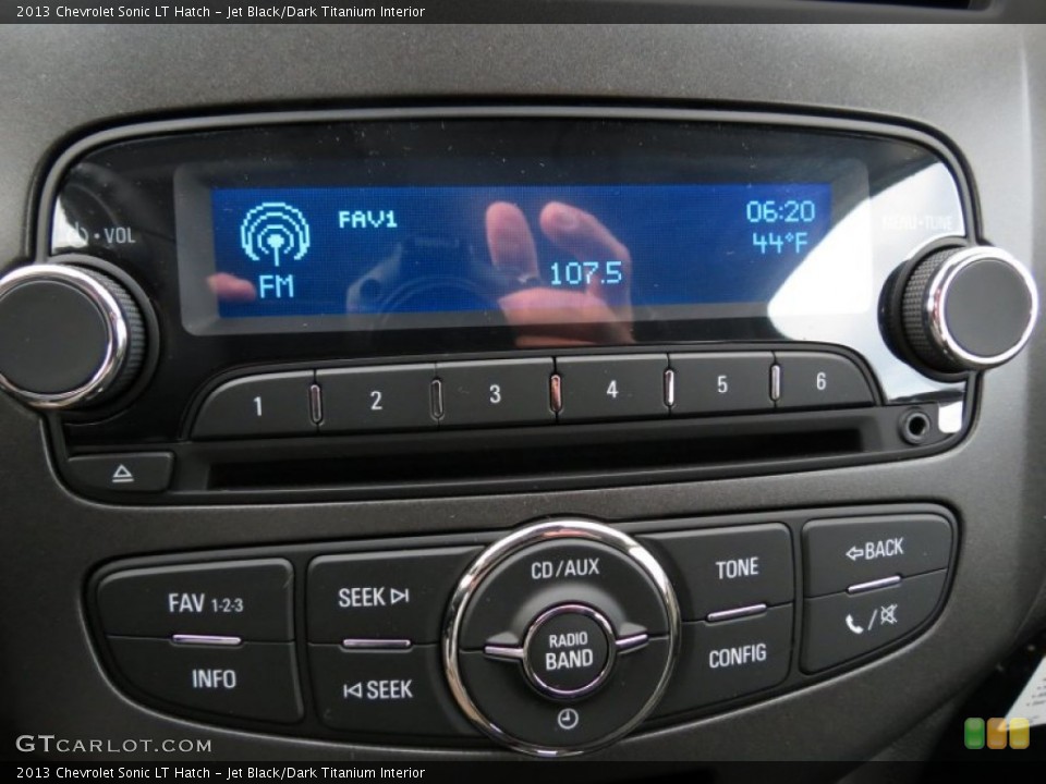 Jet Black/Dark Titanium Interior Audio System for the 2013 Chevrolet Sonic LT Hatch #72918263