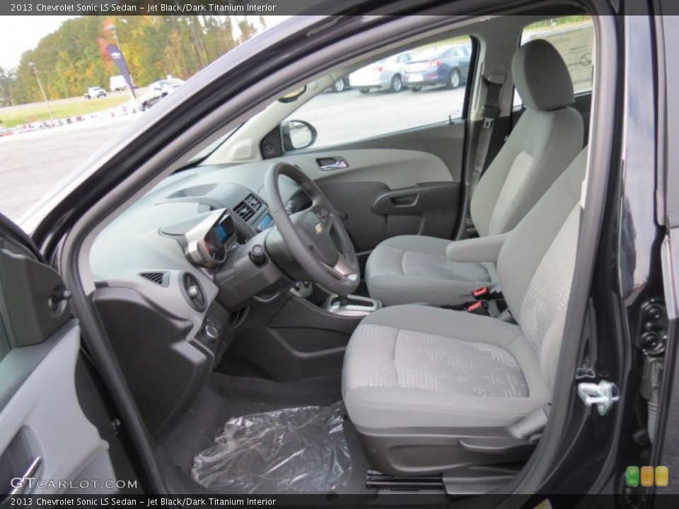 Jet Black/Dark Titanium Interior Photo for the 2013 Chevrolet Sonic LS Sedan #72918535