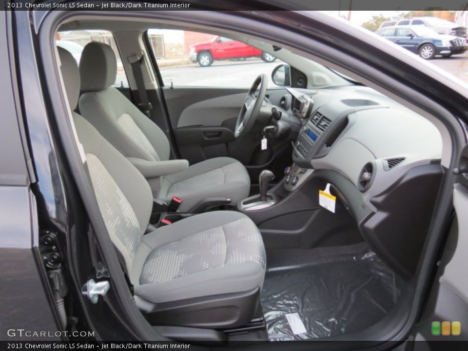 Jet Black/Dark Titanium Interior Photo for the 2013 Chevrolet Sonic LS Sedan #72918560