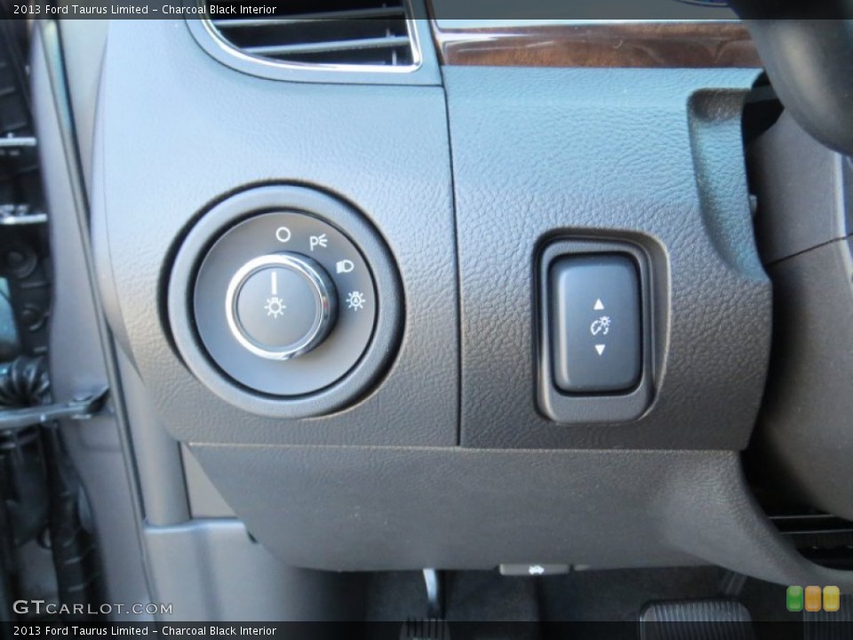 Charcoal Black Interior Controls for the 2013 Ford Taurus Limited #72918656