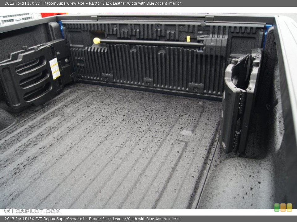 Raptor Black Leather/Cloth with Blue Accent Interior Trunk for the 2013 Ford F150 SVT Raptor SuperCrew 4x4 #72918673