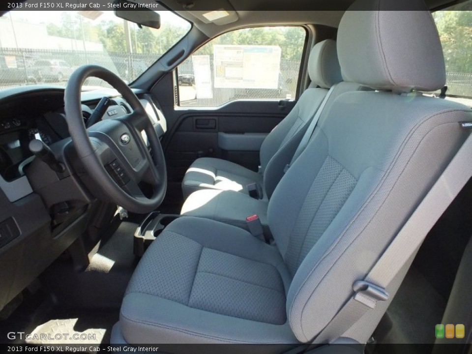 Steel Gray Interior Photo for the 2013 Ford F150 XL Regular Cab #72920716