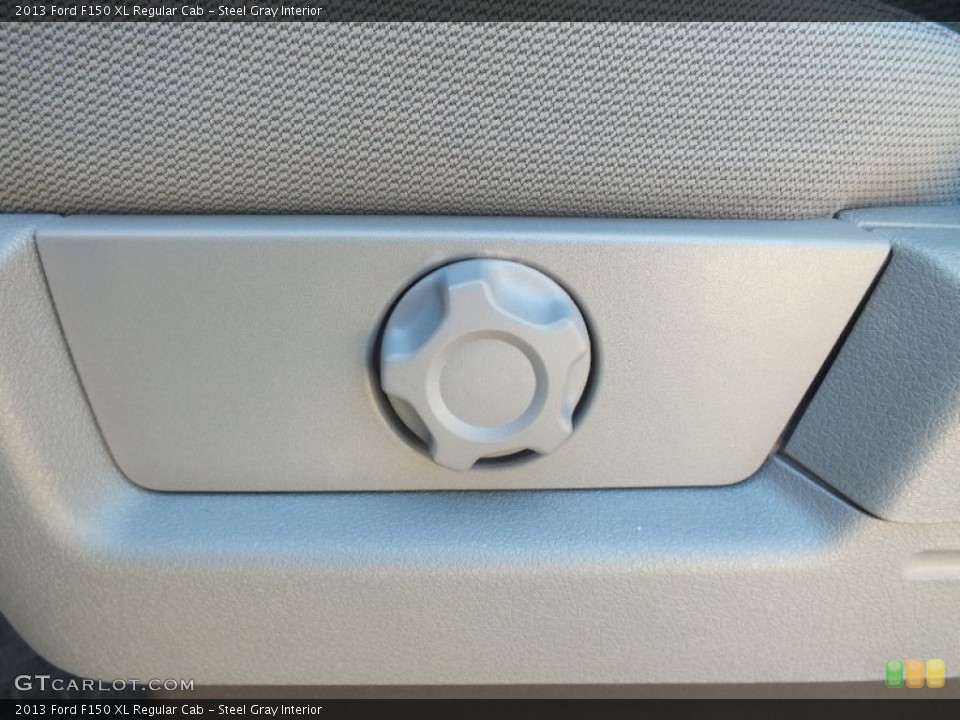Steel Gray Interior Controls for the 2013 Ford F150 XL Regular Cab #72920737