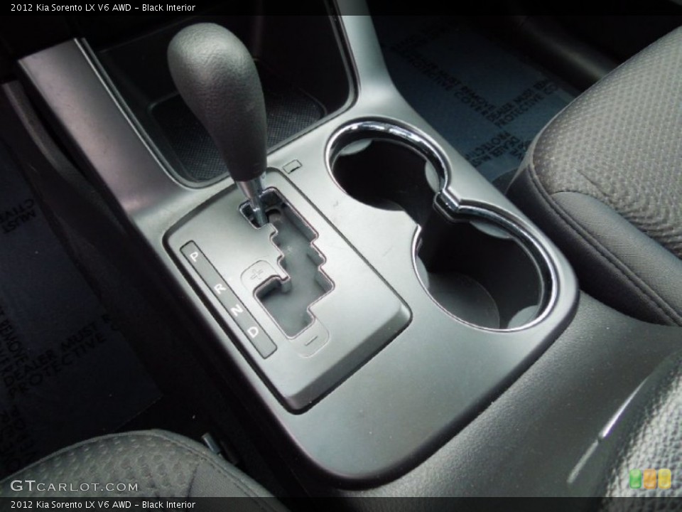 Black Interior Transmission for the 2012 Kia Sorento LX V6 AWD #72922087