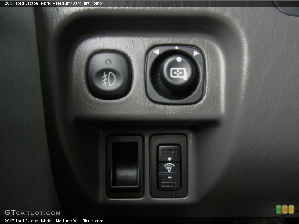 Medium/Dark Flint Interior Controls for the 2007 Ford Escape Hybrid #72923959