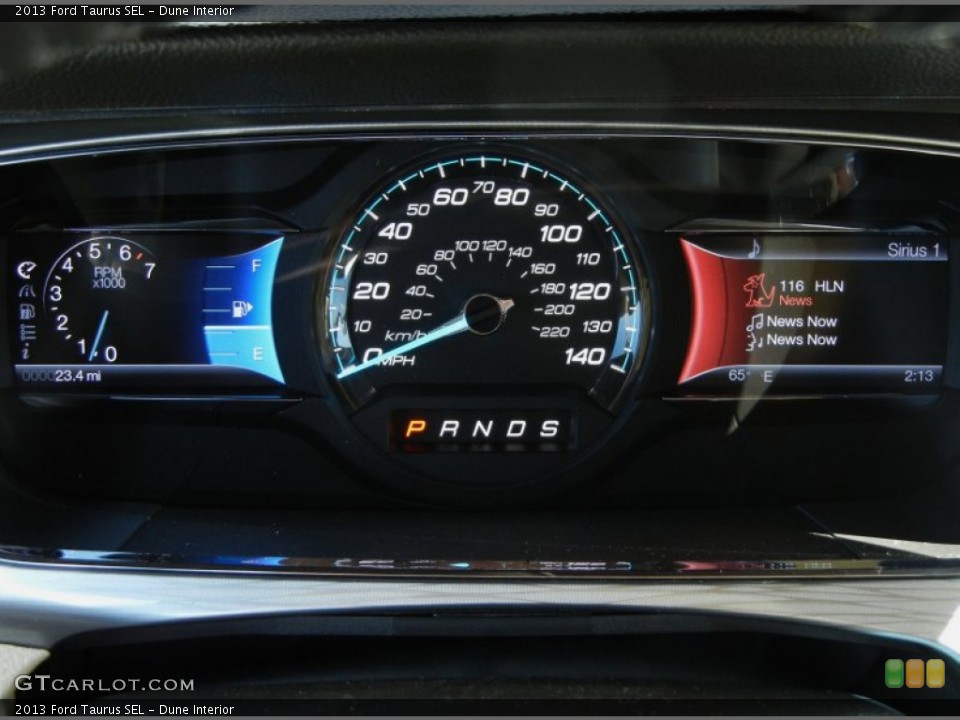Dune Interior Gauges for the 2013 Ford Taurus SEL #72924802