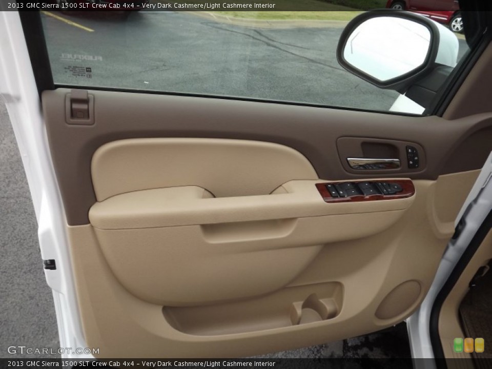 Very Dark Cashmere/Light Cashmere Interior Door Panel for the 2013 GMC Sierra 1500 SLT Crew Cab 4x4 #72925102