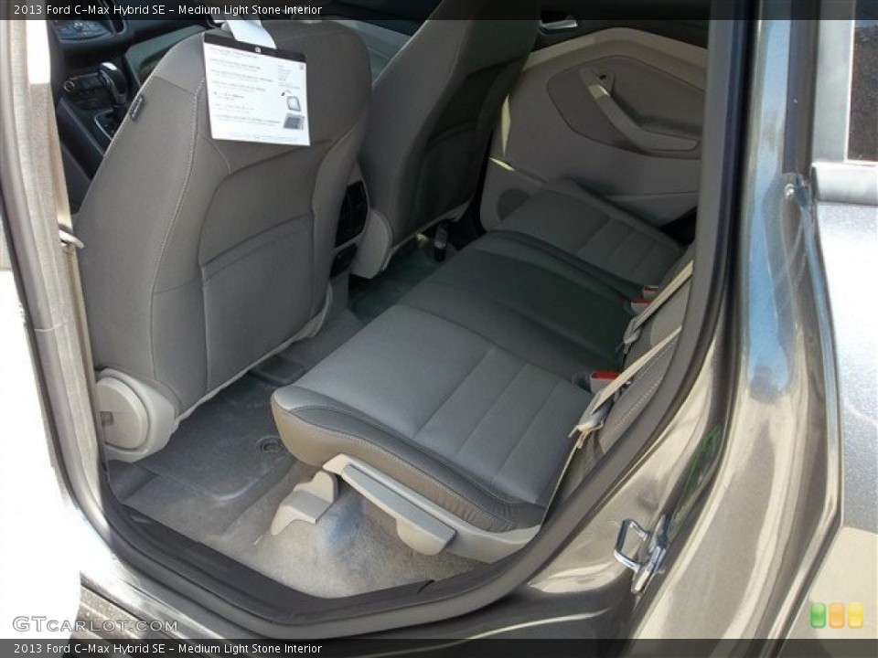 Medium Light Stone Interior Rear Seat for the 2013 Ford C-Max Hybrid SE #72926096