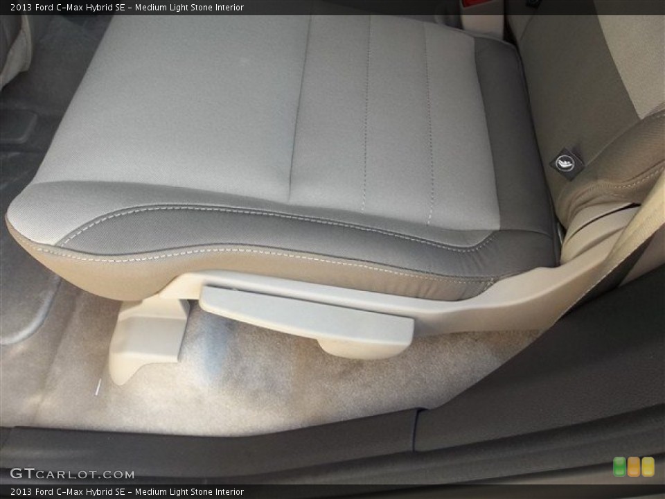 Medium Light Stone Interior Rear Seat for the 2013 Ford C-Max Hybrid SE #72926113