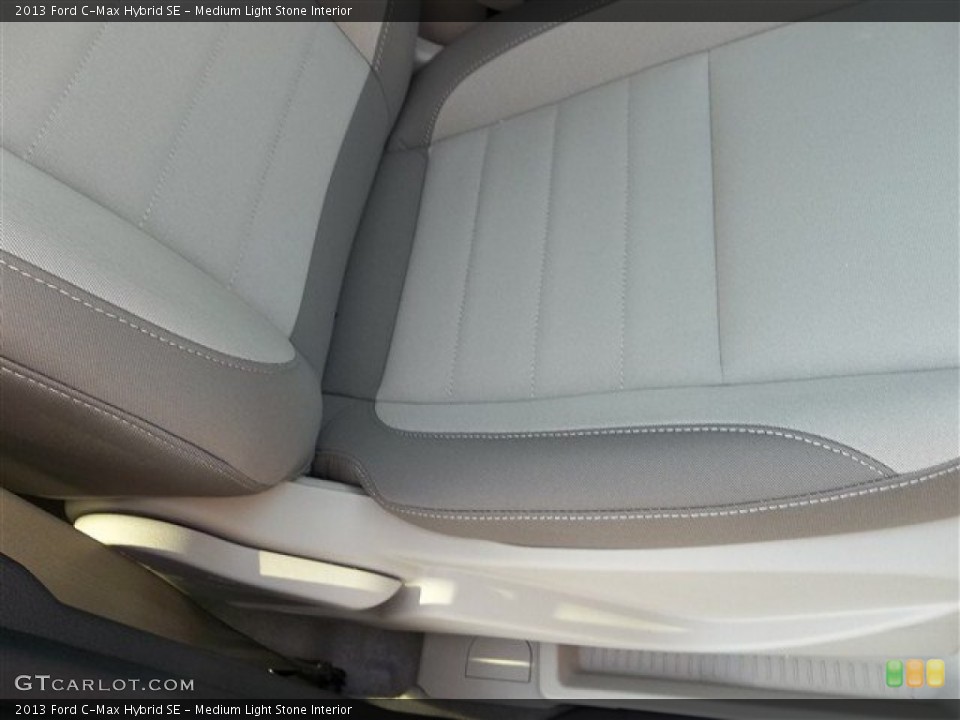 Medium Light Stone Interior Front Seat for the 2013 Ford C-Max Hybrid SE #72926170