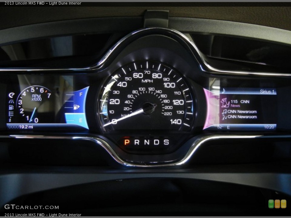 Light Dune Interior Gauges for the 2013 Lincoln MKS FWD #72926362