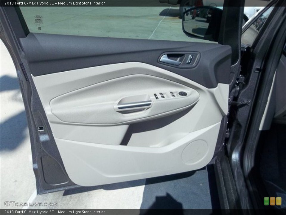 Medium Light Stone Interior Door Panel for the 2013 Ford C-Max Hybrid SE #72927045