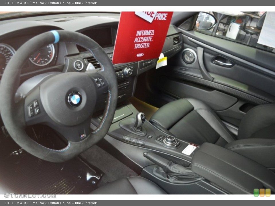 Black Interior Photo for the 2013 BMW M3 Lime Rock Edition Coupe #72928873