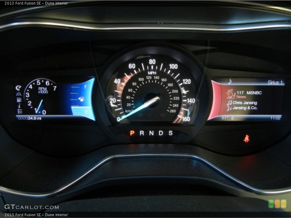 Dune Interior Gauges for the 2013 Ford Fusion SE #72928915