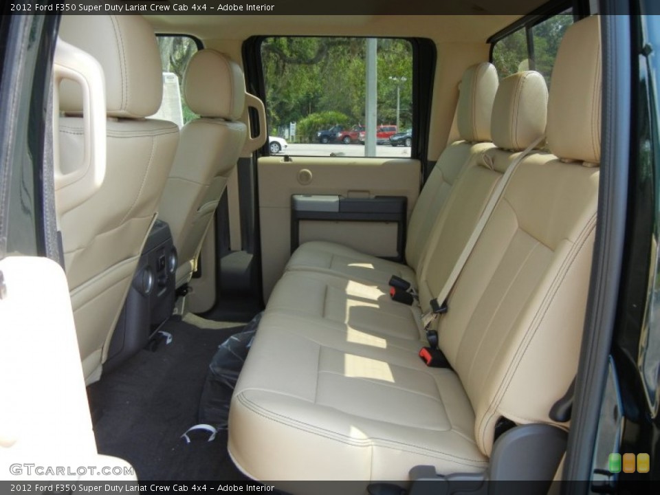 Adobe Interior Rear Seat for the 2012 Ford F350 Super Duty Lariat Crew Cab 4x4 #72929406