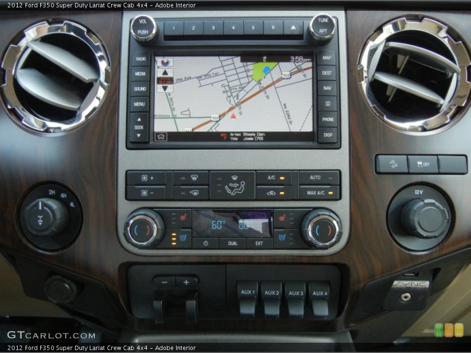 Adobe Interior Controls for the 2012 Ford F350 Super Duty Lariat Crew Cab 4x4 #72929488