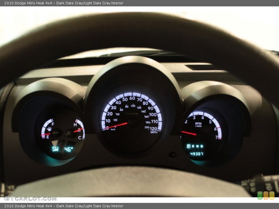 Dark Slate Gray/Light Slate Gray Interior Gauges for the 2010 Dodge Nitro Heat 4x4 #72930898