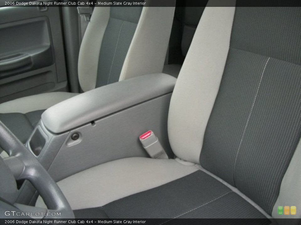 Medium Slate Gray Interior Front Seat for the 2006 Dodge Dakota Night Runner Club Cab 4x4 #72931252