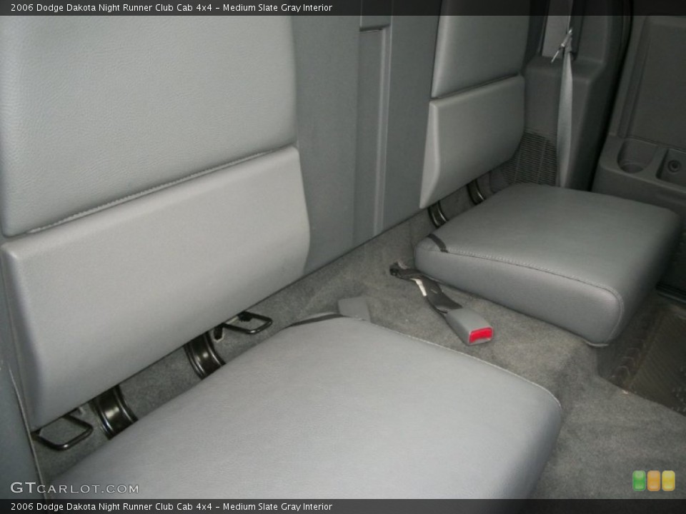 Medium Slate Gray Interior Rear Seat for the 2006 Dodge Dakota Night Runner Club Cab 4x4 #72931612