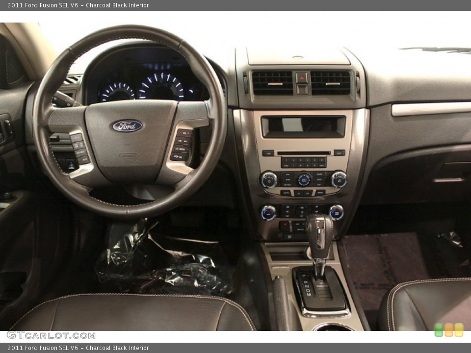 Charcoal Black Interior Dashboard for the 2011 Ford Fusion SEL V6 #72931858